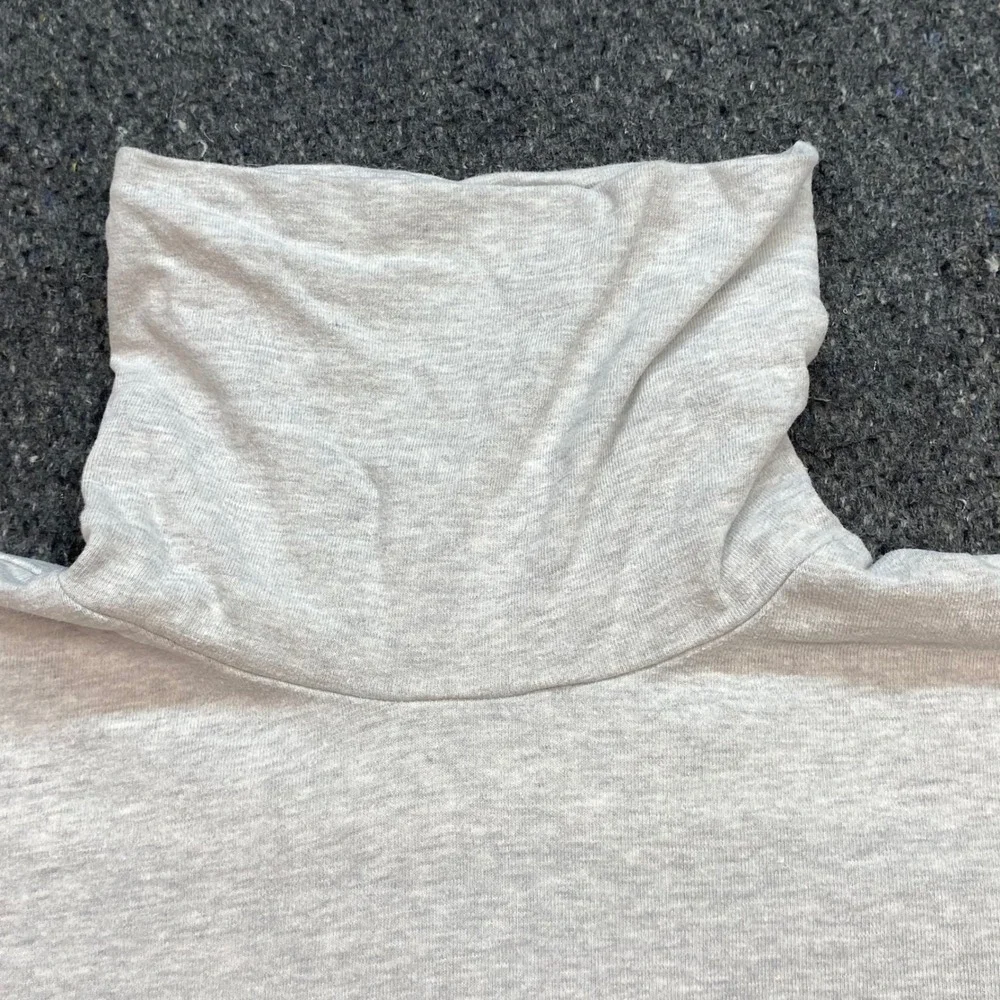 Ralph Lauren Turtleneck Sz L Mens Gray Preppy Minimalist Long Sleeve TShirt
